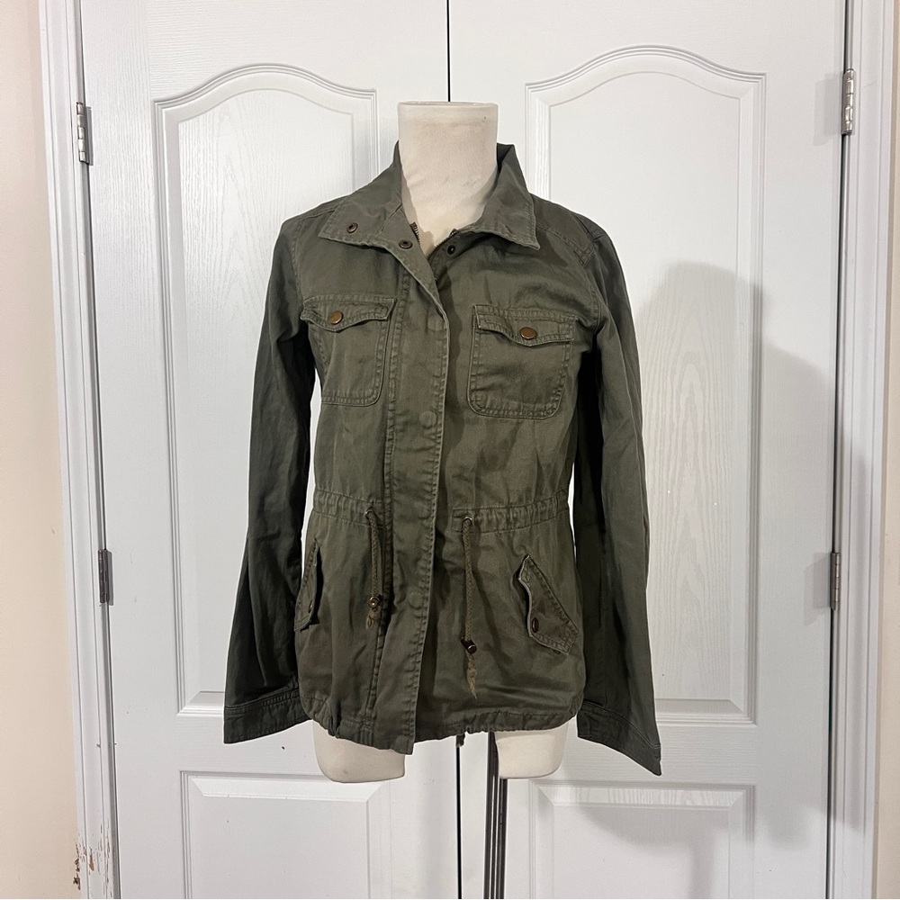 dELiA*s 100%‎ Cotton Military Inspired Utility Jacket - sz M